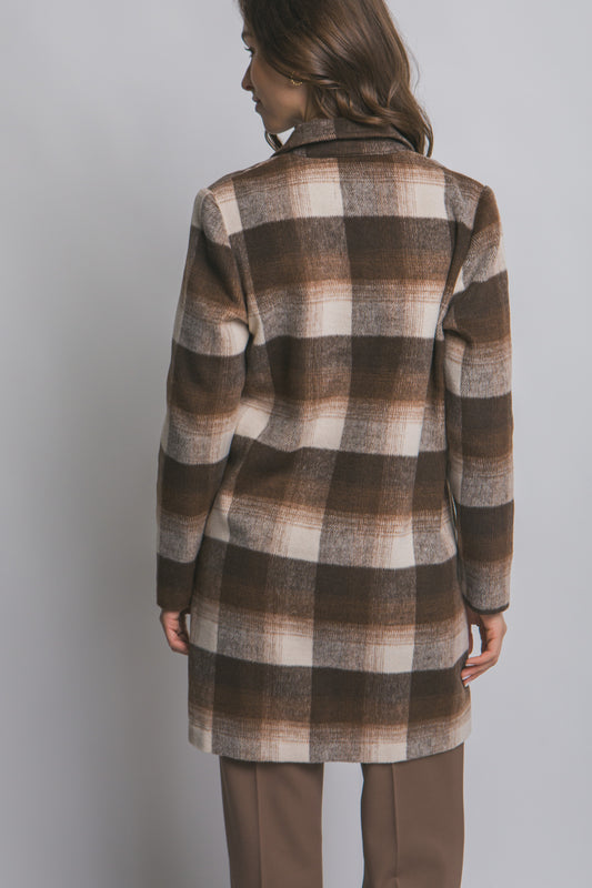 ABRIGO CUADRADO CAFÉ