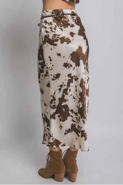 FALDA ESTAMPADO DE VACA